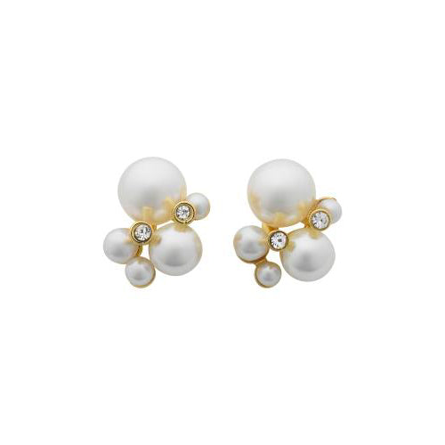 Rochelle Gold Pearl Earring