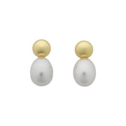 Cove Gold Pearl Earring