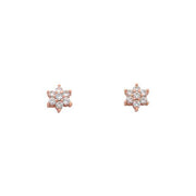 Petal Rose gold earrings