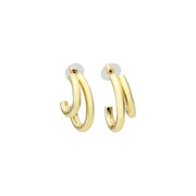 Neve Gold Double Hoop