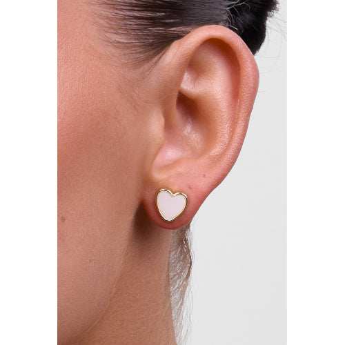 Myra gold heart earrings
