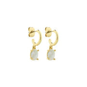 Emery Gold Opal Drop Earring