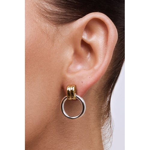 Carmen Two Tone Earring