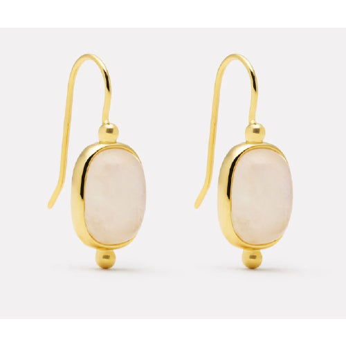 Fleur Rainbow Moonstone Earring