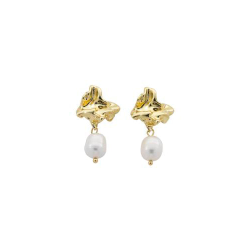 Waverly Gold Pear Earring