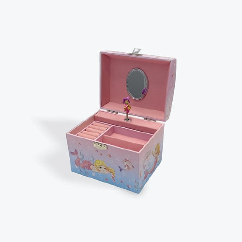 Mermaid Pearl Handle Musical Jewel Box