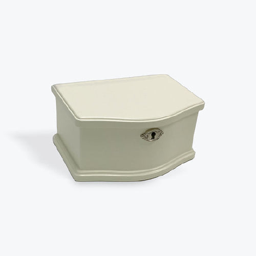 Musical Wooden Jewel Box White