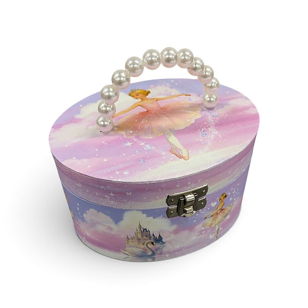 Oval Ballerina Jewellery Box