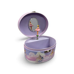 Oval Ballerina Jewellery Box