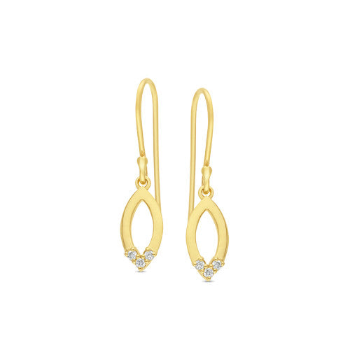 9ct Diamond earrings