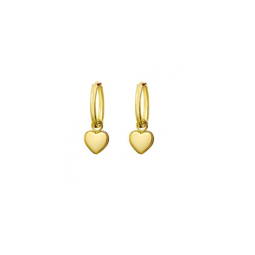 Sterling silver gold plated earrings
