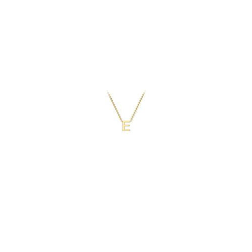 9ct gold inital necklace