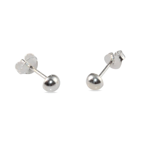 Sterling silver dome studs. 5mm
