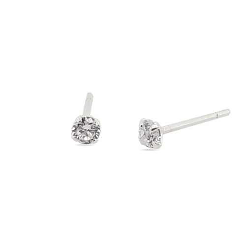 Sterling silver CZ earrings