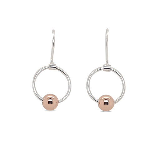Sterling Silver drop earrings.