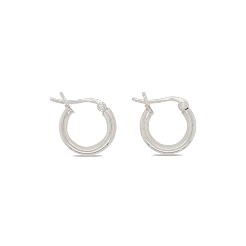 Sterling silver hoops