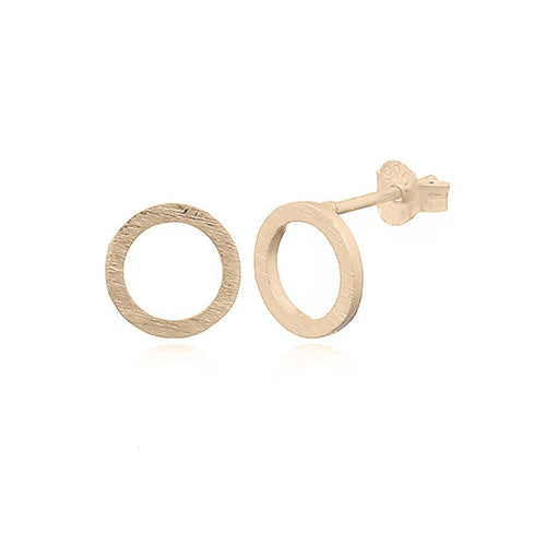 Sterling Silver gold plated earring.
