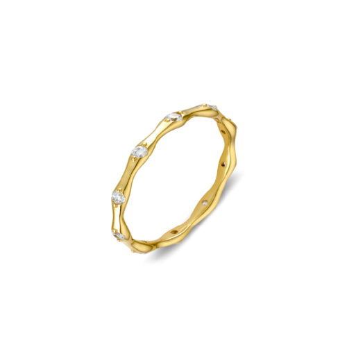 Abstract Shape Fine Ring