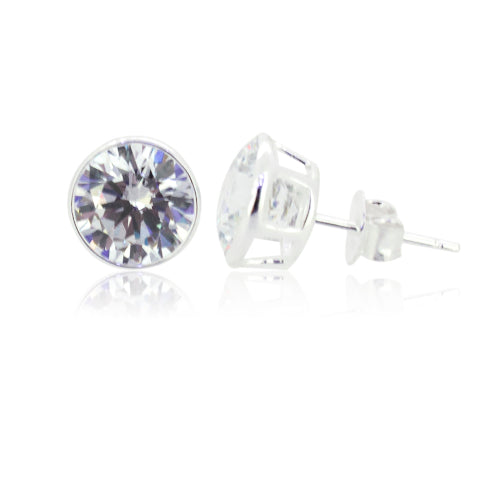 Sterling silver stud earrings