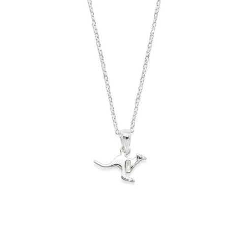 Sterling silver kangaroo necklace