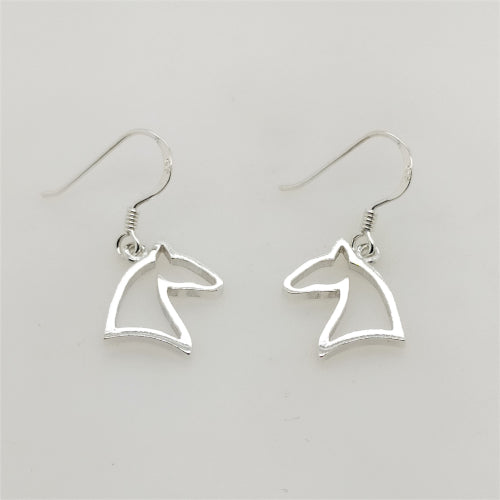 Horse head earrings