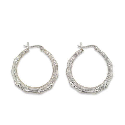 Sterling silver hoops