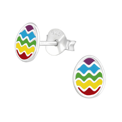 Sterling silver easter earrings