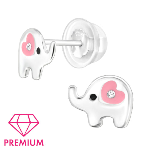 Elephant stud earrings