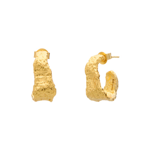 Eterna Hoop Earrings 18kt YGP