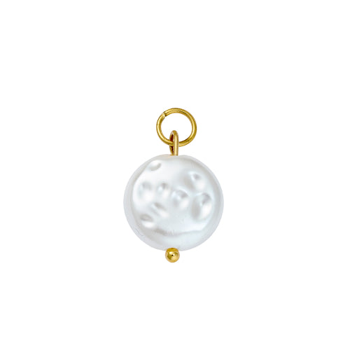 Coin Pearl charm