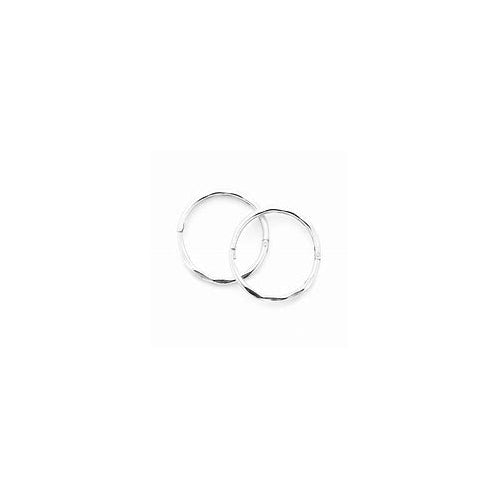 Sterling silver faceted sleeper
