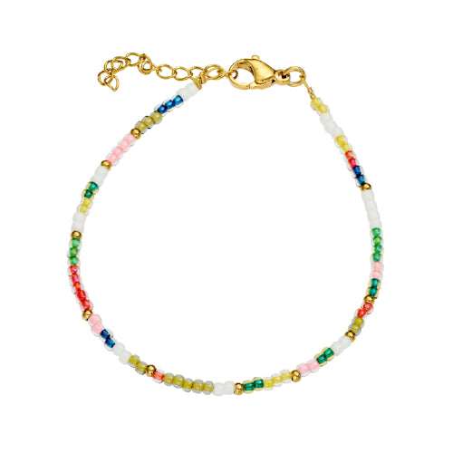 Multi Colour Bead Bracelet