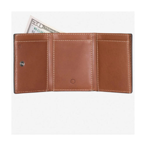 Bifold leather wallet