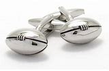 Football cufflinks