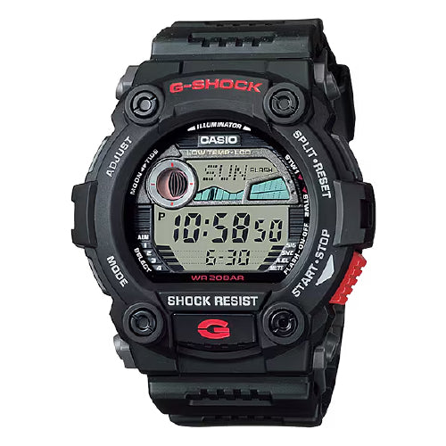 G Shock Digital Tide/Moon Black
