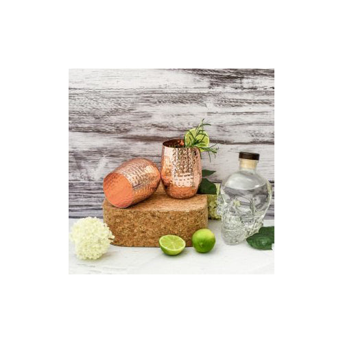 Stemless Copper glasses