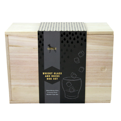 Gents Whiskey & Rocks set