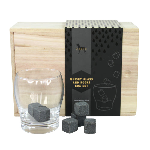 Gents Whiskey & Rocks set