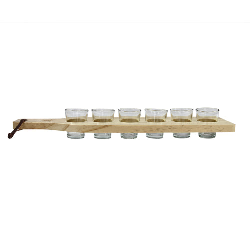 Gents Shot Glass & serving board