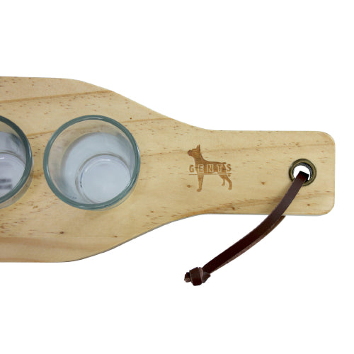 Gents Shot Glass & serving board
