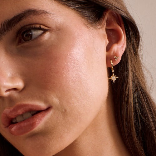 Hanging Huggie Earring