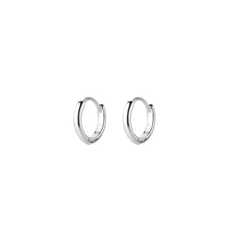Silver hoops
