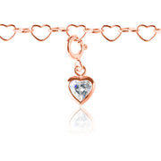 Sparkly heart charm