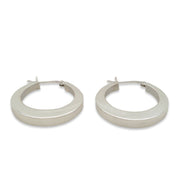 Sterling silver hoops