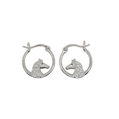 Sterling silver hoops