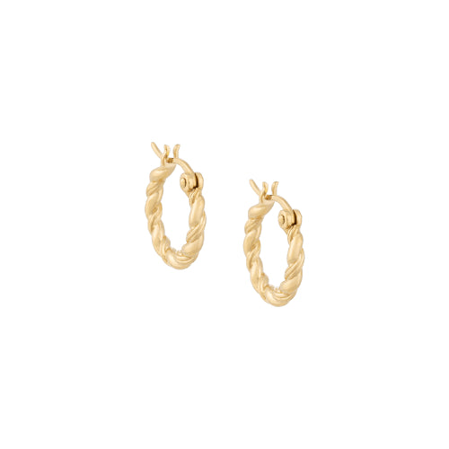 Horizon gold hoops