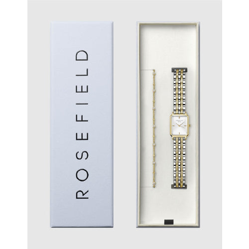 Rosefiled Octagon watch & bracelet set