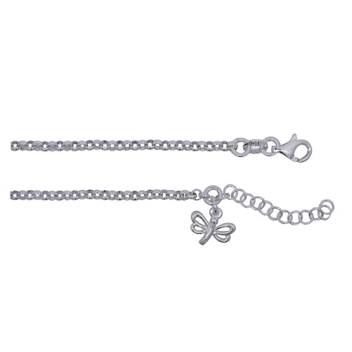 Belcher Anklet with Butterfly