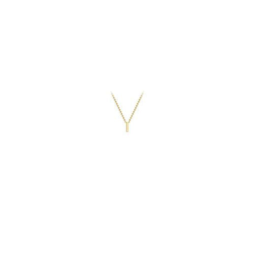 9ct gold inital necklace