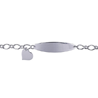 Sterling silver ID bracelet